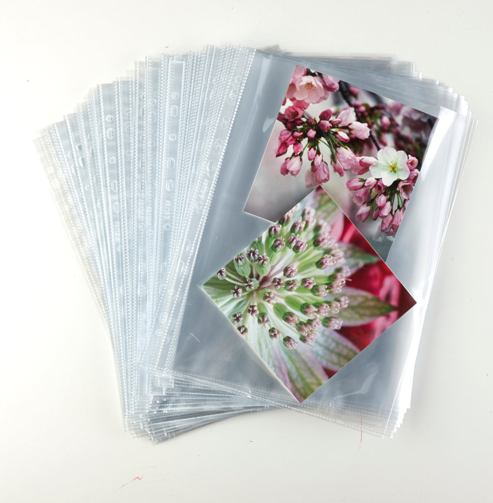 Plastlomme basic glasklar A4 0,06mm 100stk