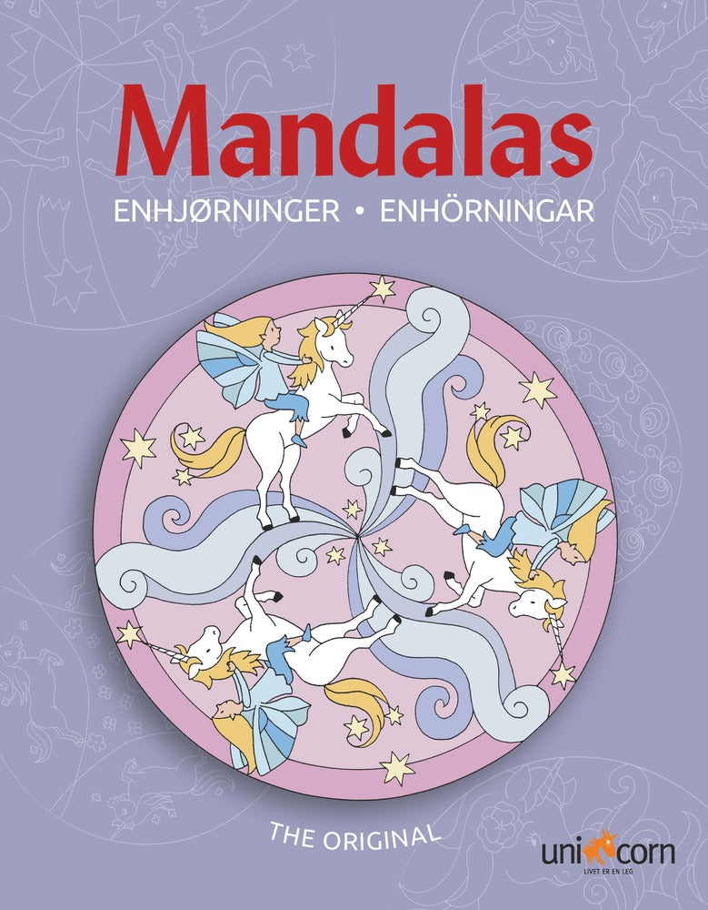 Mandalas Malebog Enhjørninger