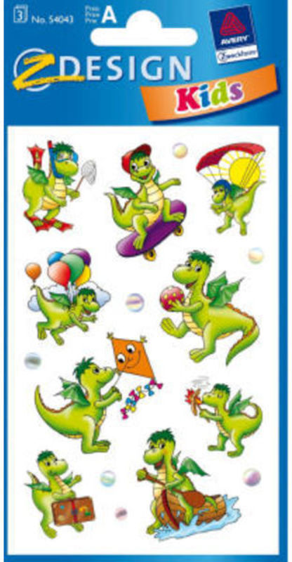 STICKERS BABY-DINO LEGER
