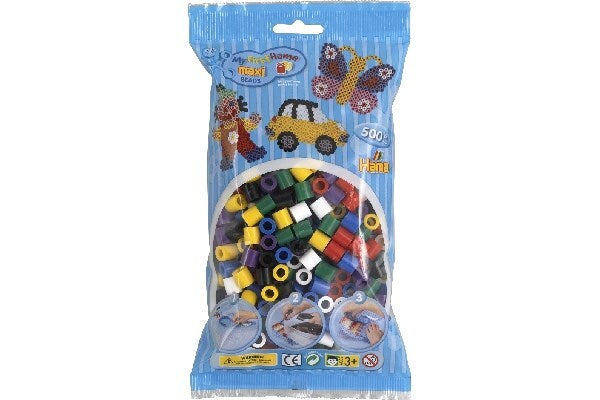 Hama maxi perler 500 stk mix 00