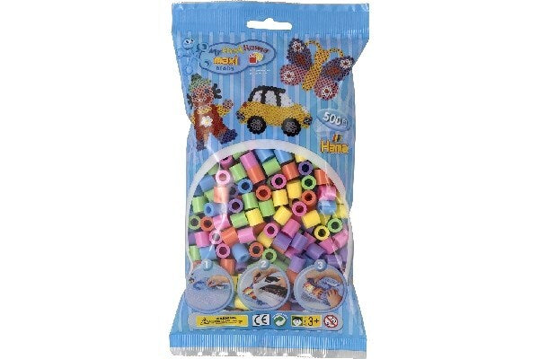 Hama maxi perler 500 stk pastel mix 50