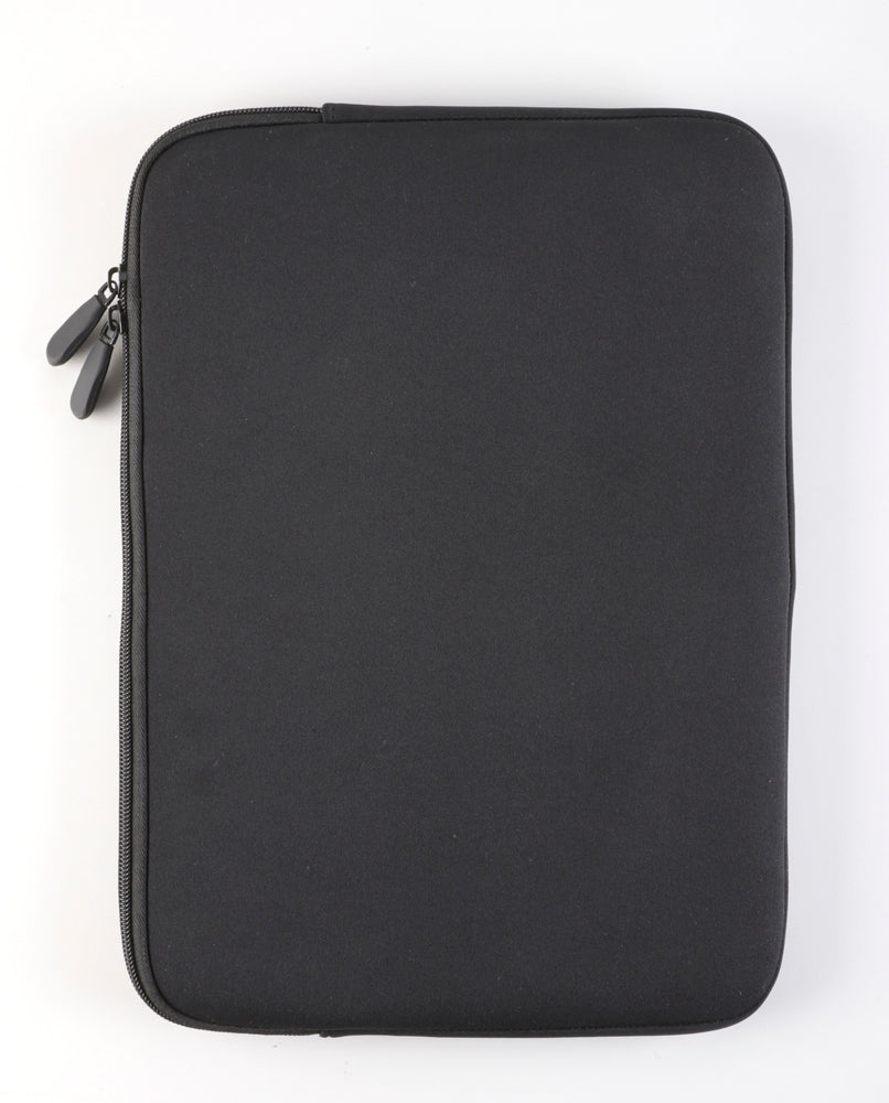 Sleeve neopren ensfarvet sort 13"