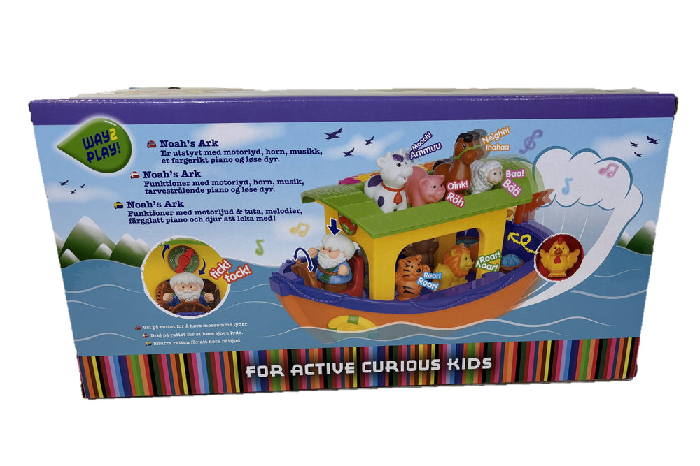 Lil'Tot Noahs Ark – Aktivitetslegetøj Til Børn Fra 1 År