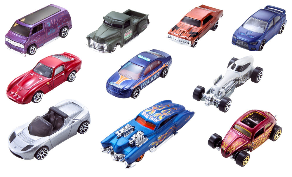 Hot Wheels biler 10-pak ass