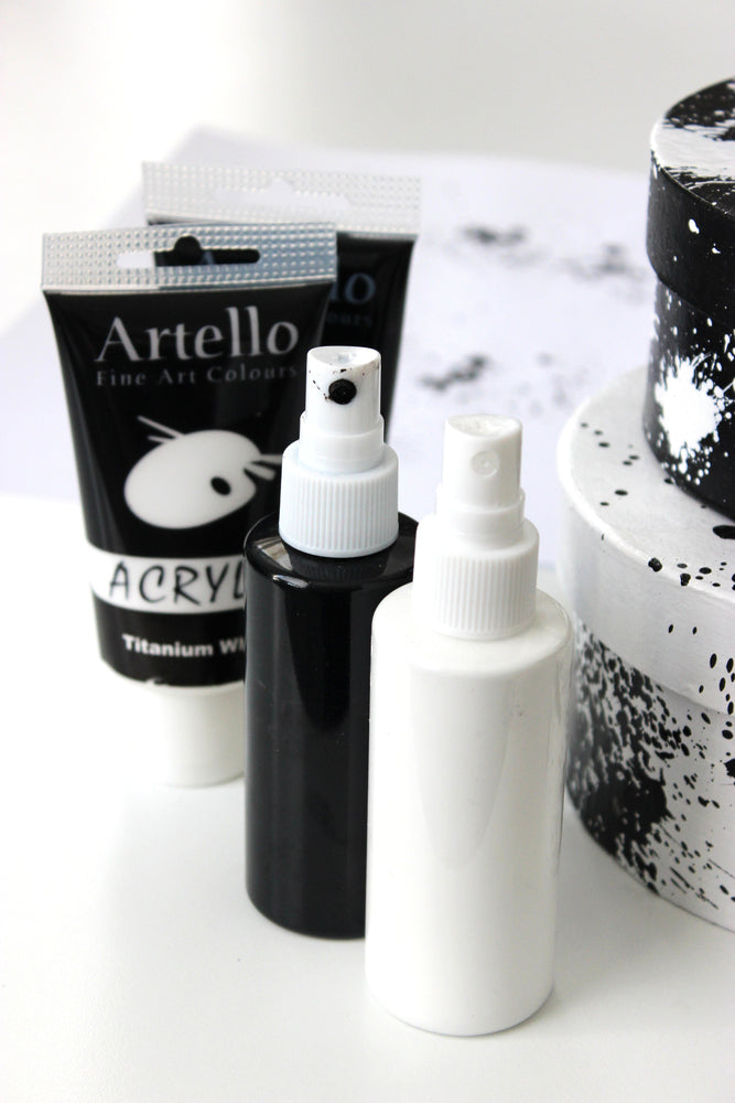 Akrylmaling Artello hvid titanium 75ml