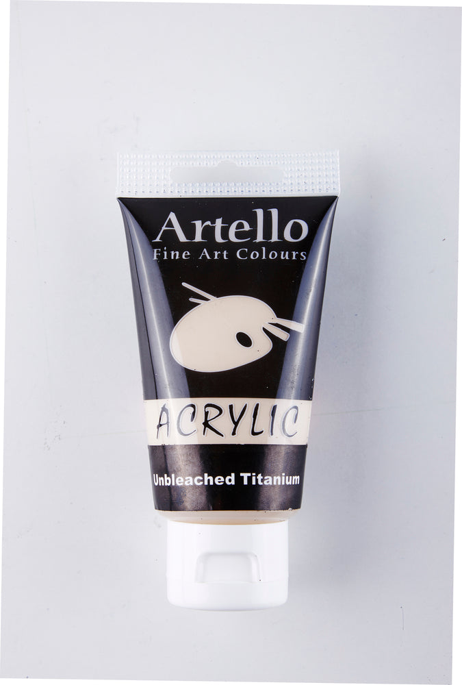 Akrylmaling Artello titanium unbleached 75ml