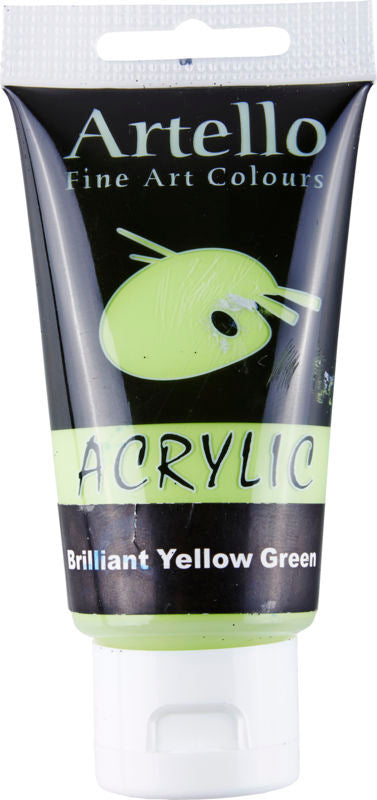Akrylmaling Artello gulgrøn brilliant 75ml