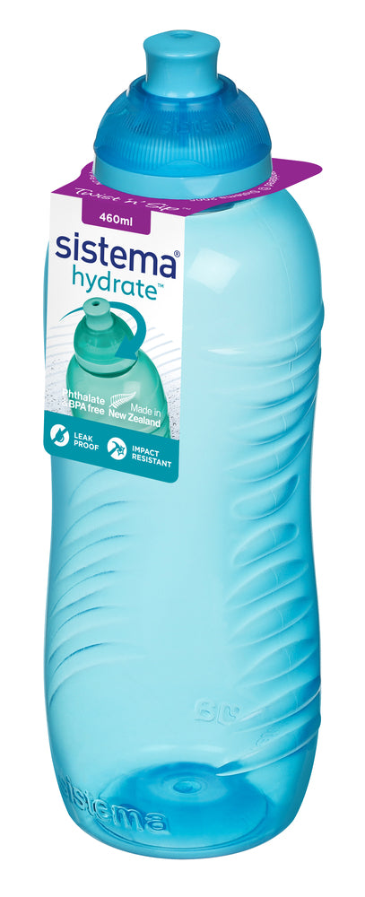Drikkeflaske Sistema 460ml twist n' sip ass
