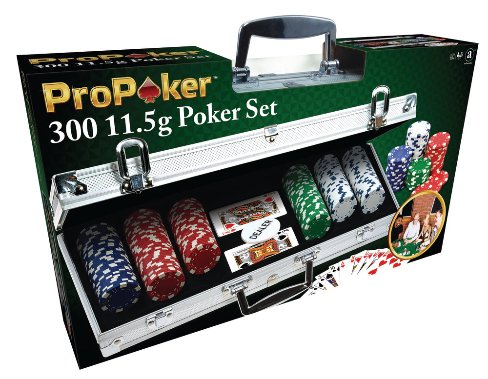D2 Poker luksus sæt i alu kuffert