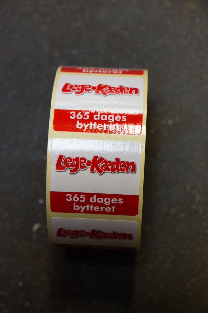 BYTTEMÆRKER LK STOR 1000 STK PR. RULLE
