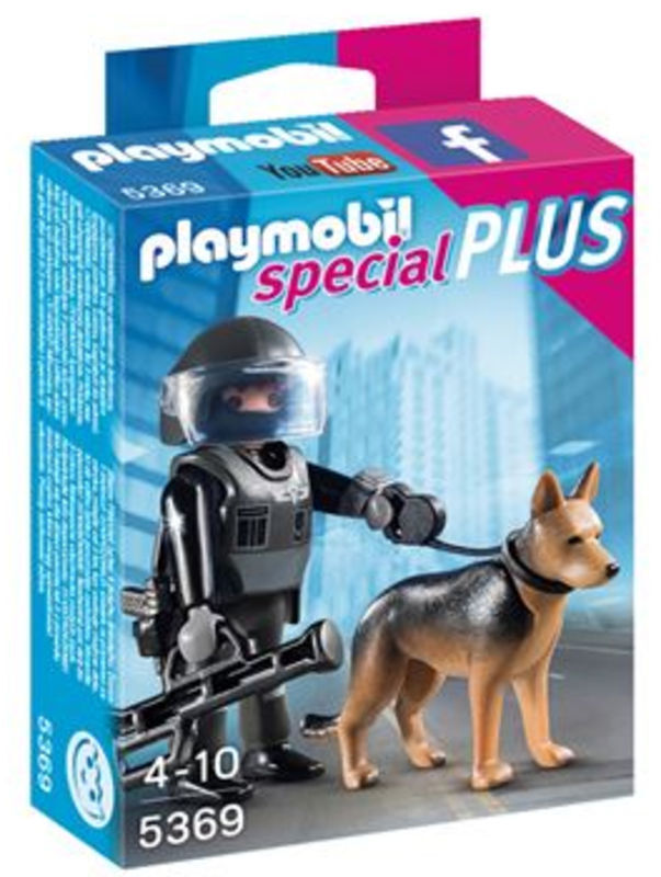 5369 PLAYMOBIL POLITIENHED MED HUND