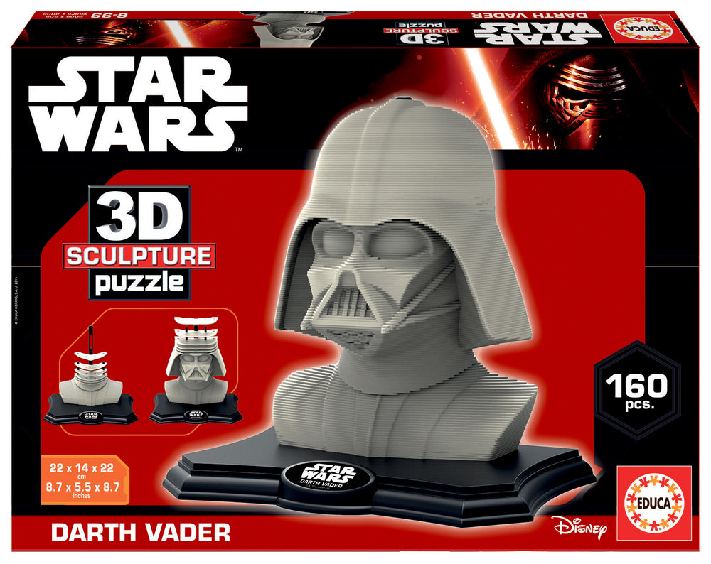 3D SCULPURE PUZZLE DARTH VADER