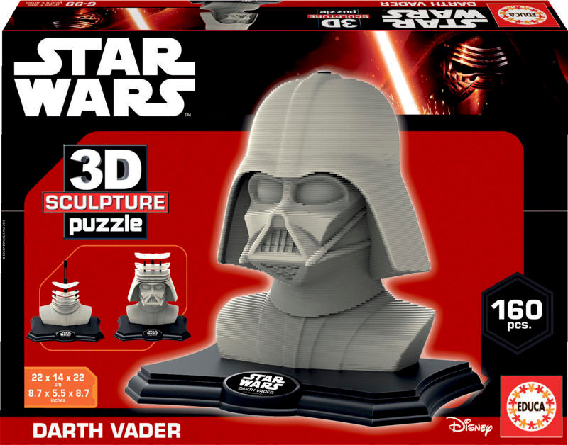 3D SCULPURE PUZZLE DARTH VADER