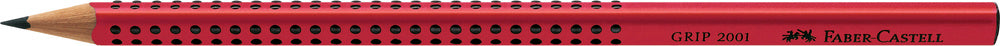 Blyant grip Faber-Castell hb rød