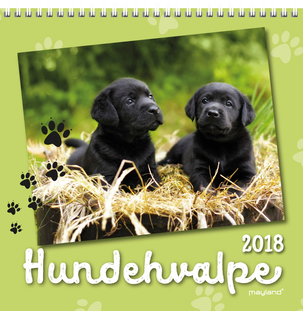 VÆGKALENDER HUNDEHVALPE 2018 MAYLAND