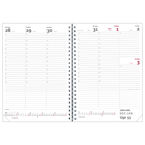 ECO LINE A5 UGEKALENDER NATUR 2018 MAYLAND