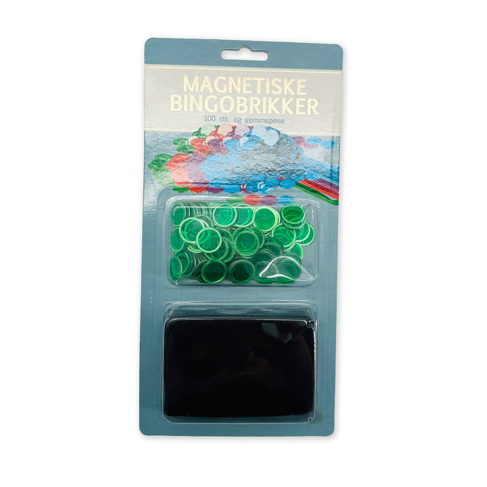 Bingo brikker magnetiske - 100 stk asst