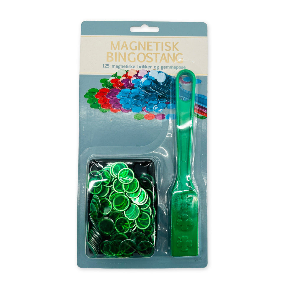 Bingostang inkl. 125 magnetiske brikker asst