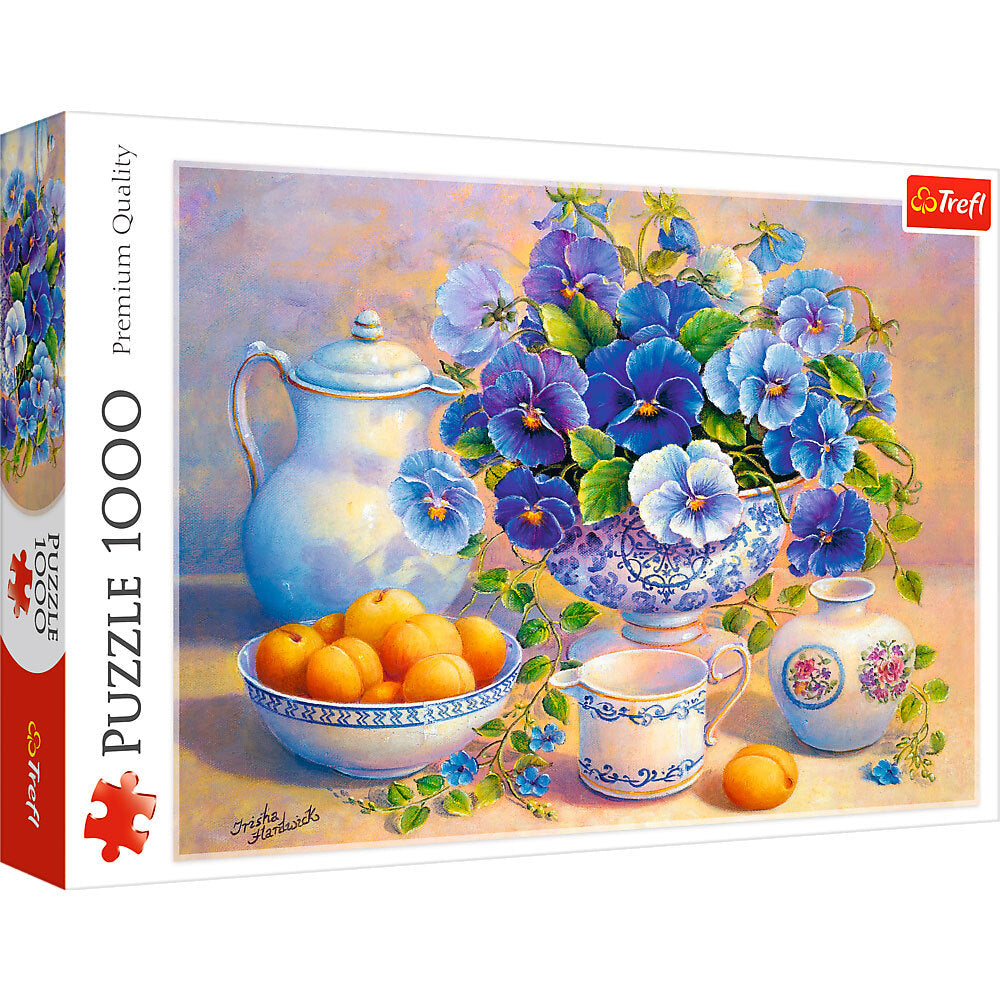 Puslespil Blue bouquet 1000 brikker