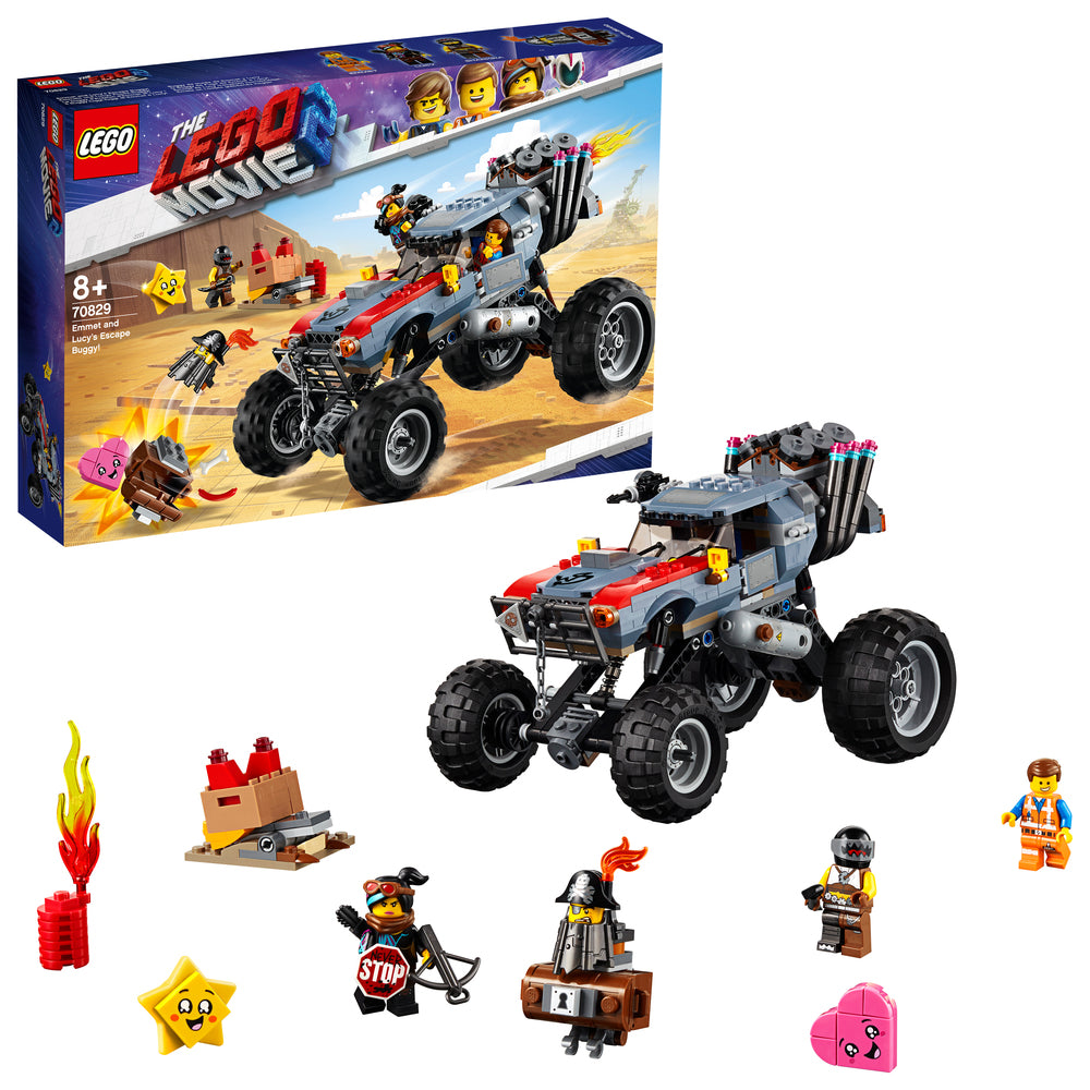70829 LEGO Movie Emmet og Lucys flugtbuggy!