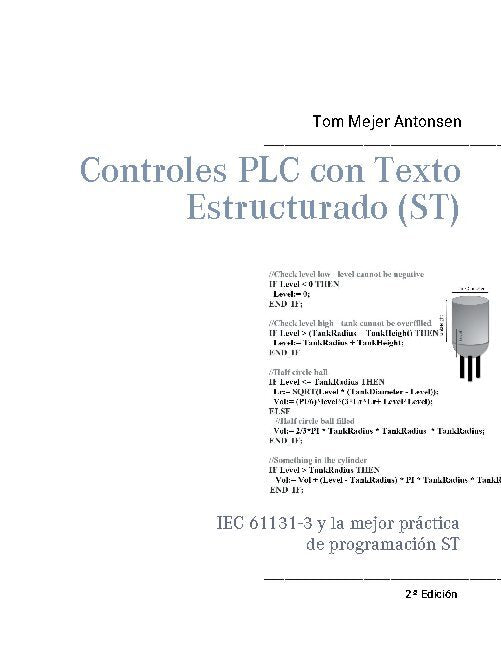 Controles PLC con Texto Estructurado (ST)