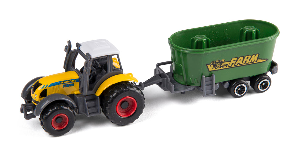 Traktor med anhænger ass