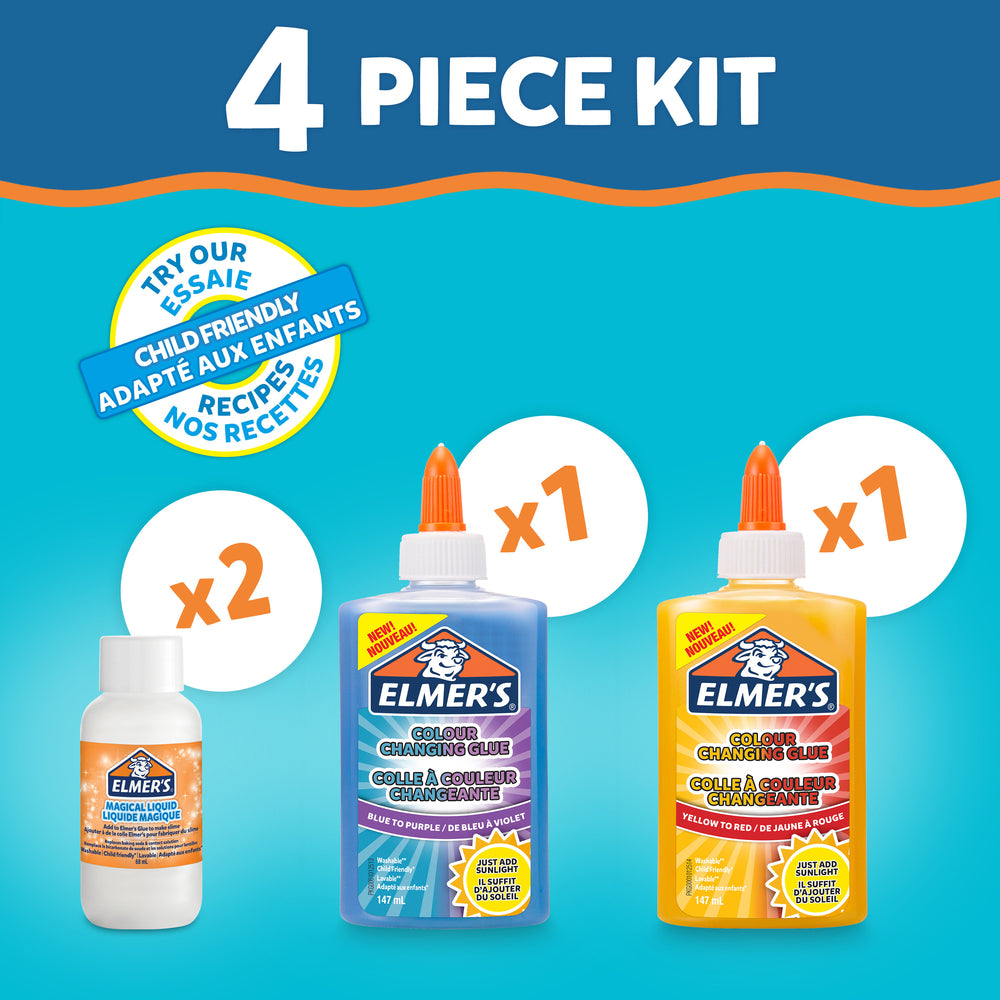 Elmers colour change slime kit