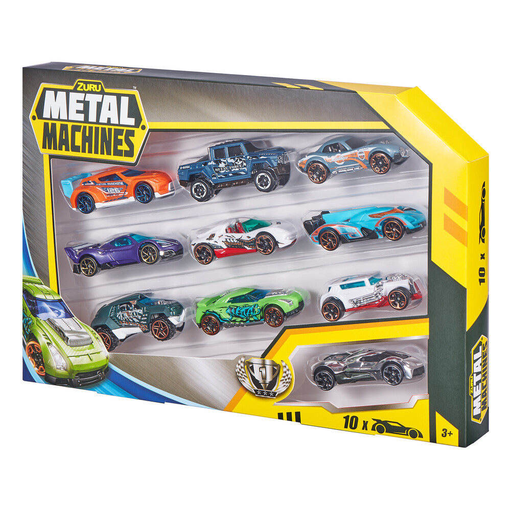 Metal Machines Mini Racing Car 10-Pak