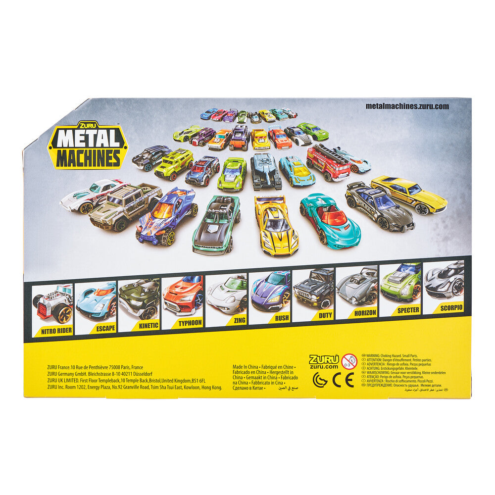 Metal Machines Mini Racing Car 10-Pak
