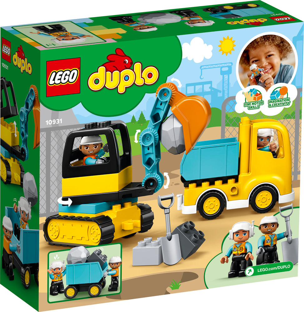 10931 LEGO DUPLO Town Lastbil og gravemaskine på larvefødder