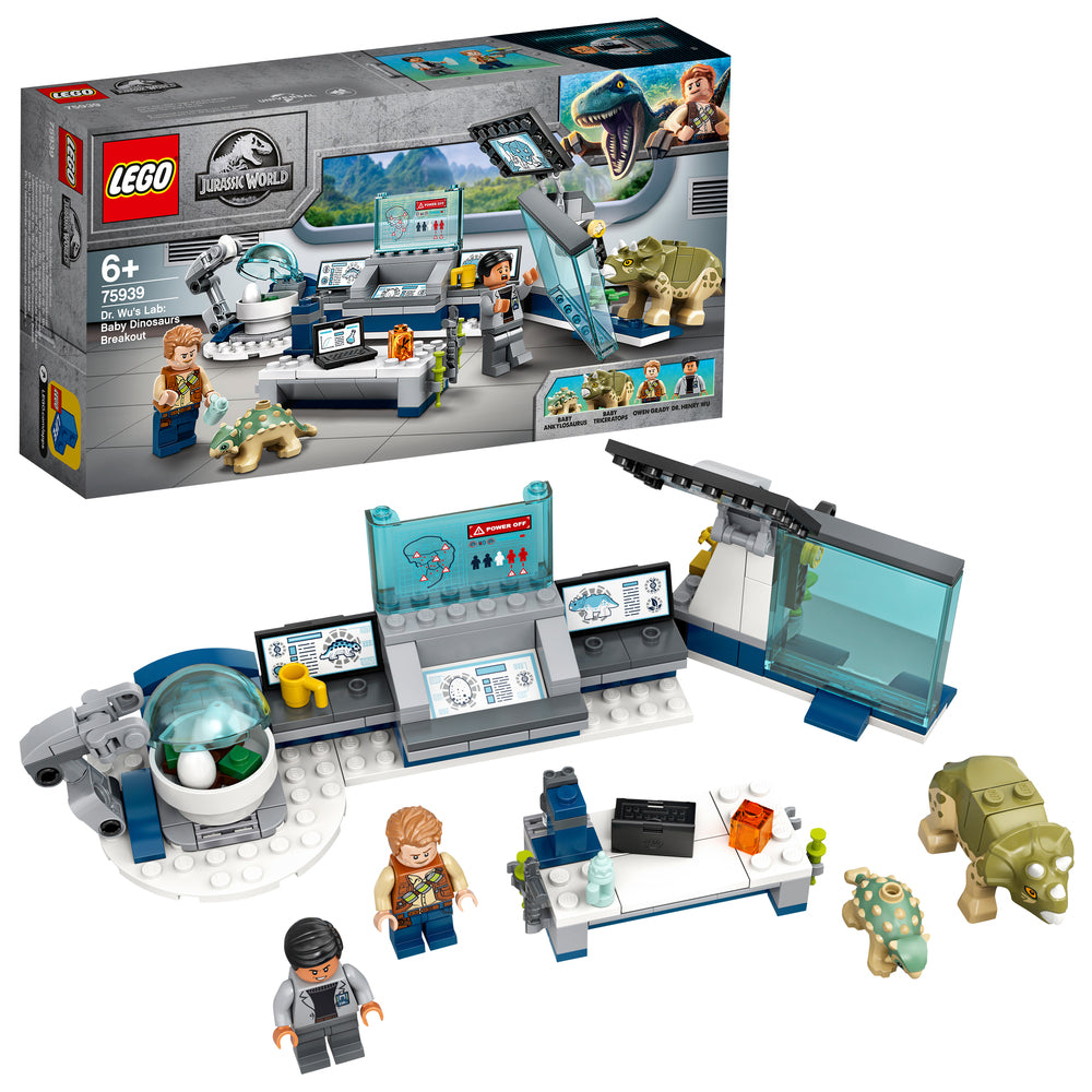 75939 LEGO Jurassic World Dinosaurungernes flugt