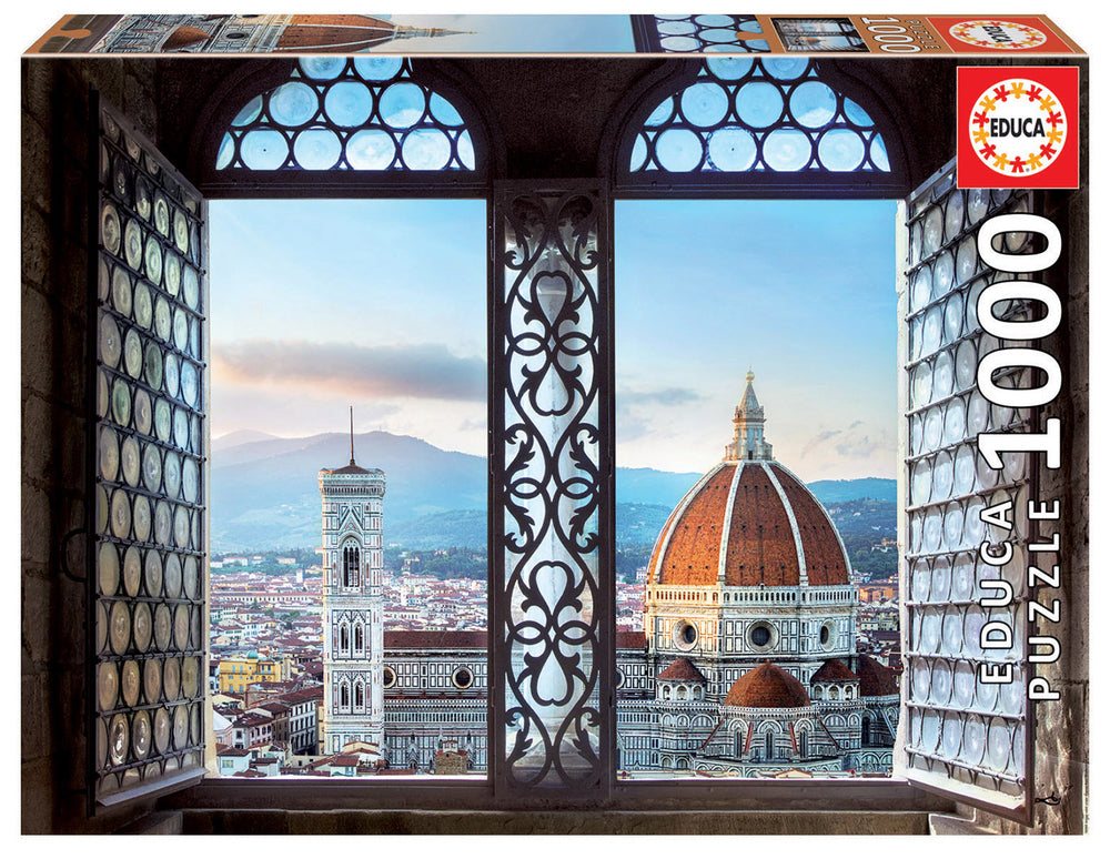 Puslespil views of florence, italy 1000 brikker