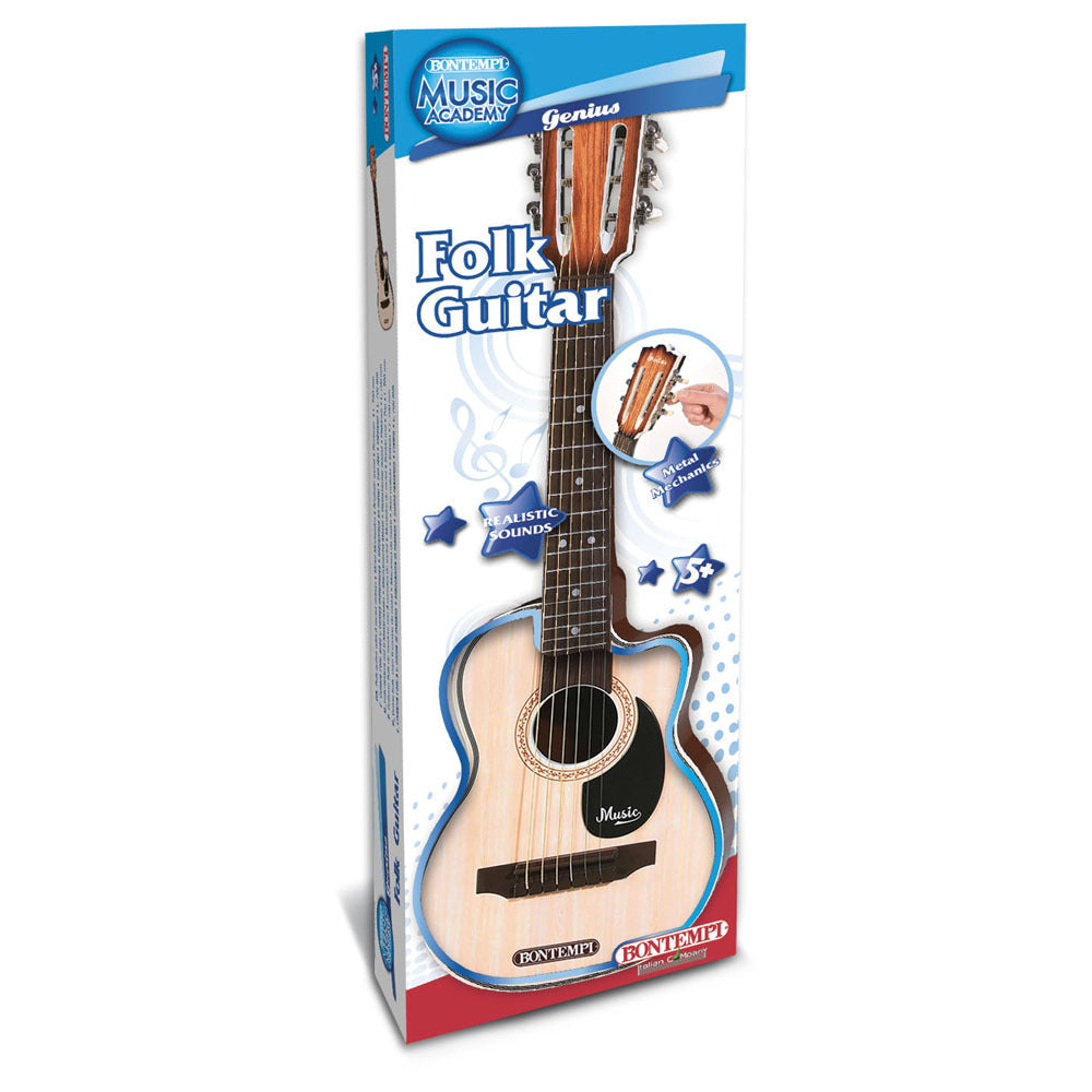 Træ guitar med 6 strenge