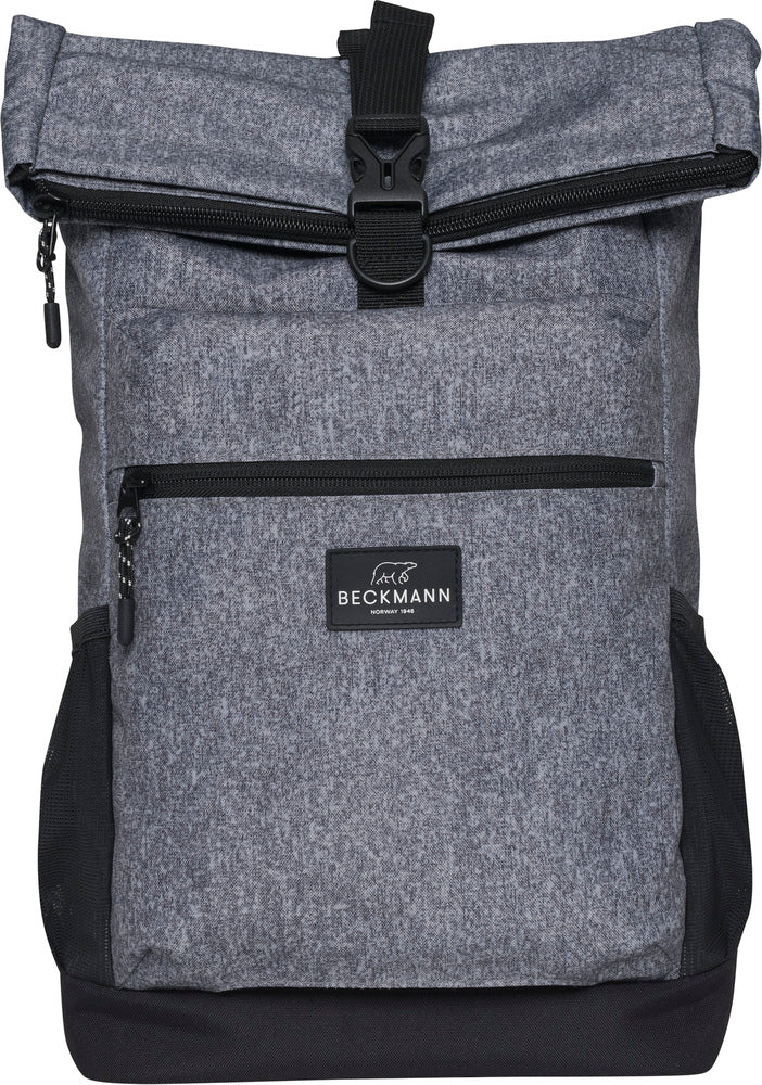 Rygsæk Beckmann sport light rolltop grey m/brystrem