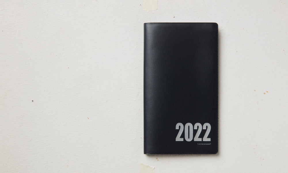 Månedskalender 2022 metal antikgrå vinyl