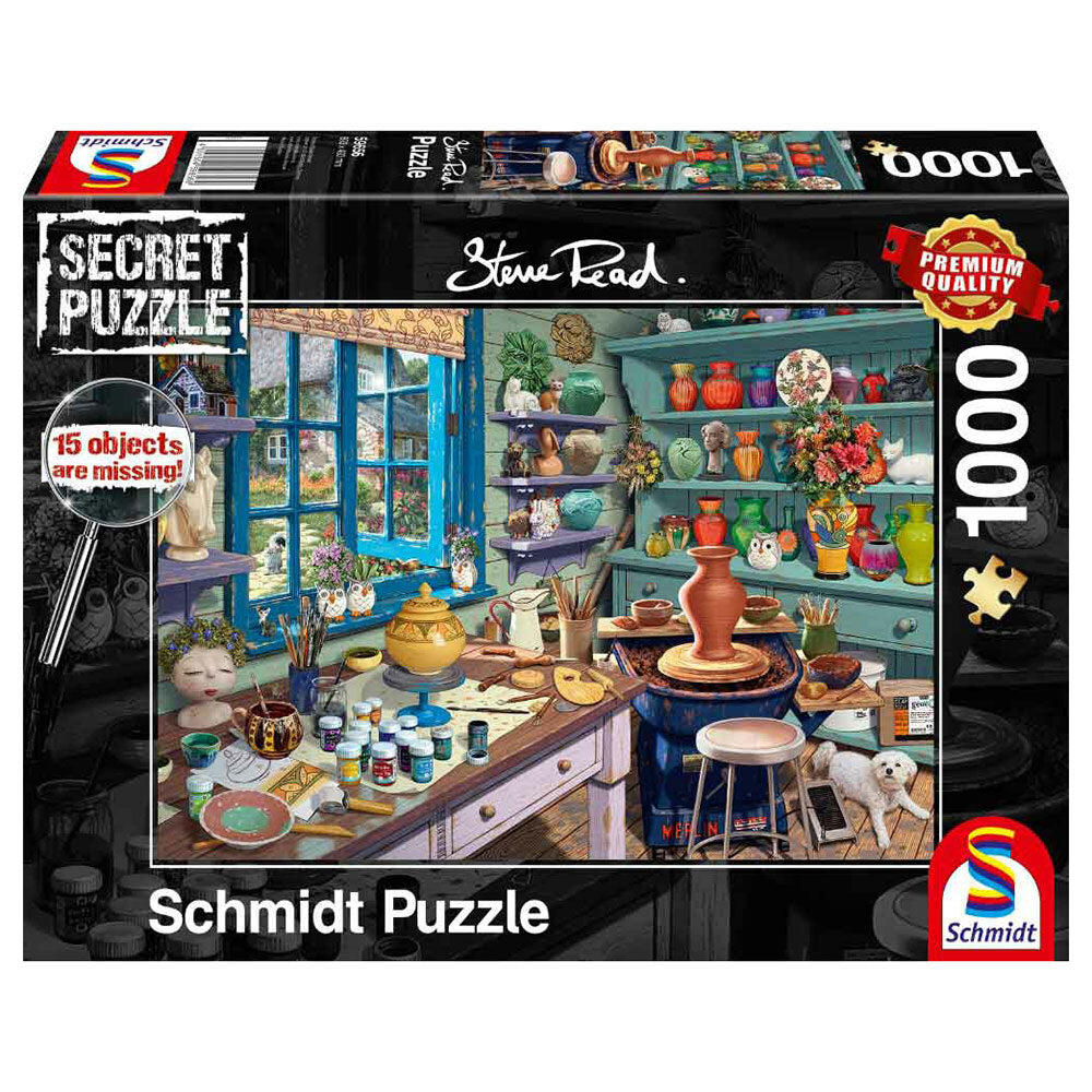 Puslespil Secret Steve Read 1000 brikker
