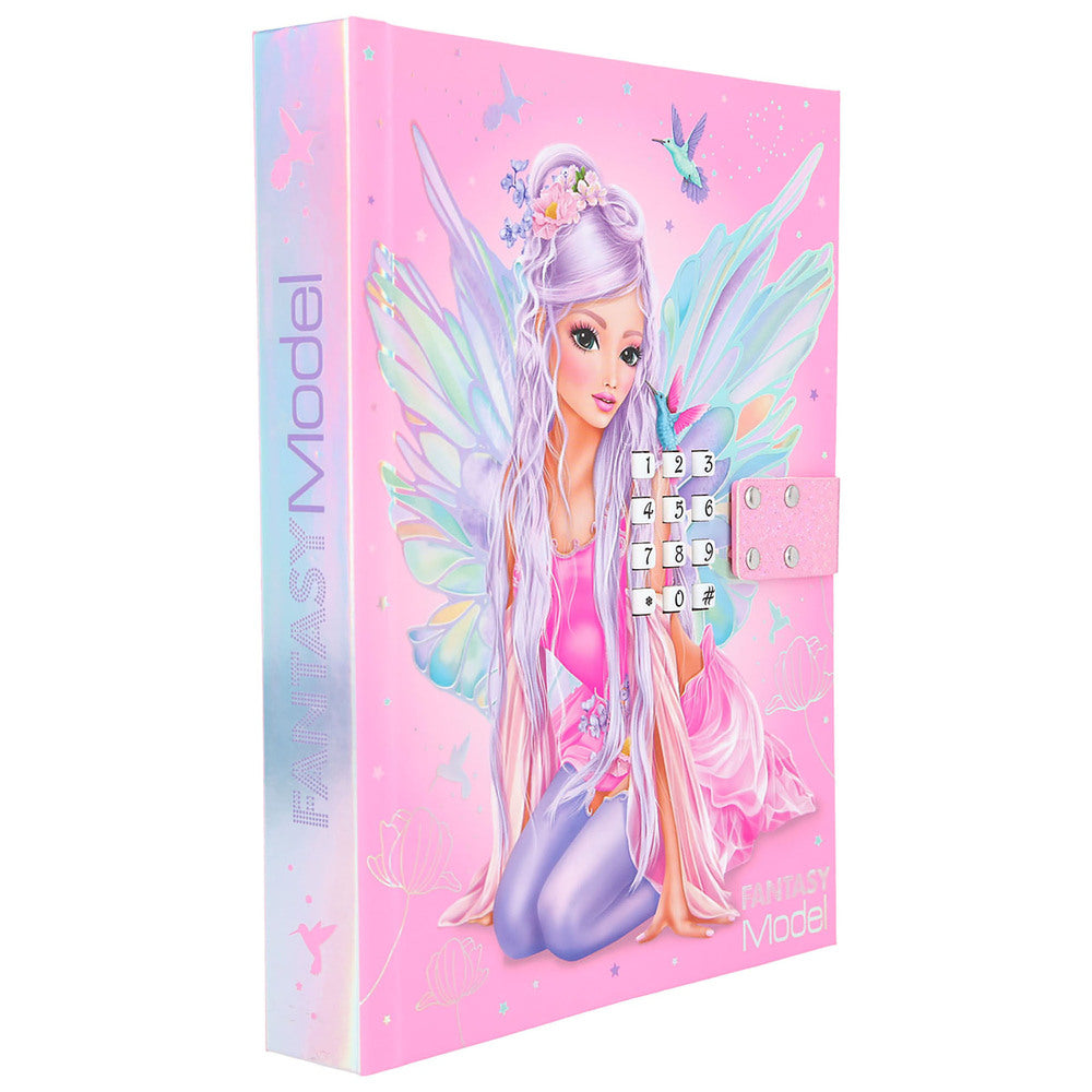 Dagbog Fantasy m/kode & musik fairy