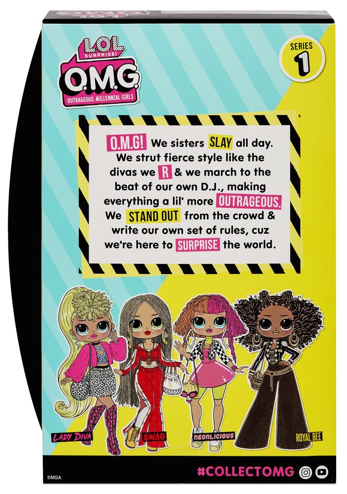 L.O.L. Surprise OMG 3.8 Doll - 24K DJ