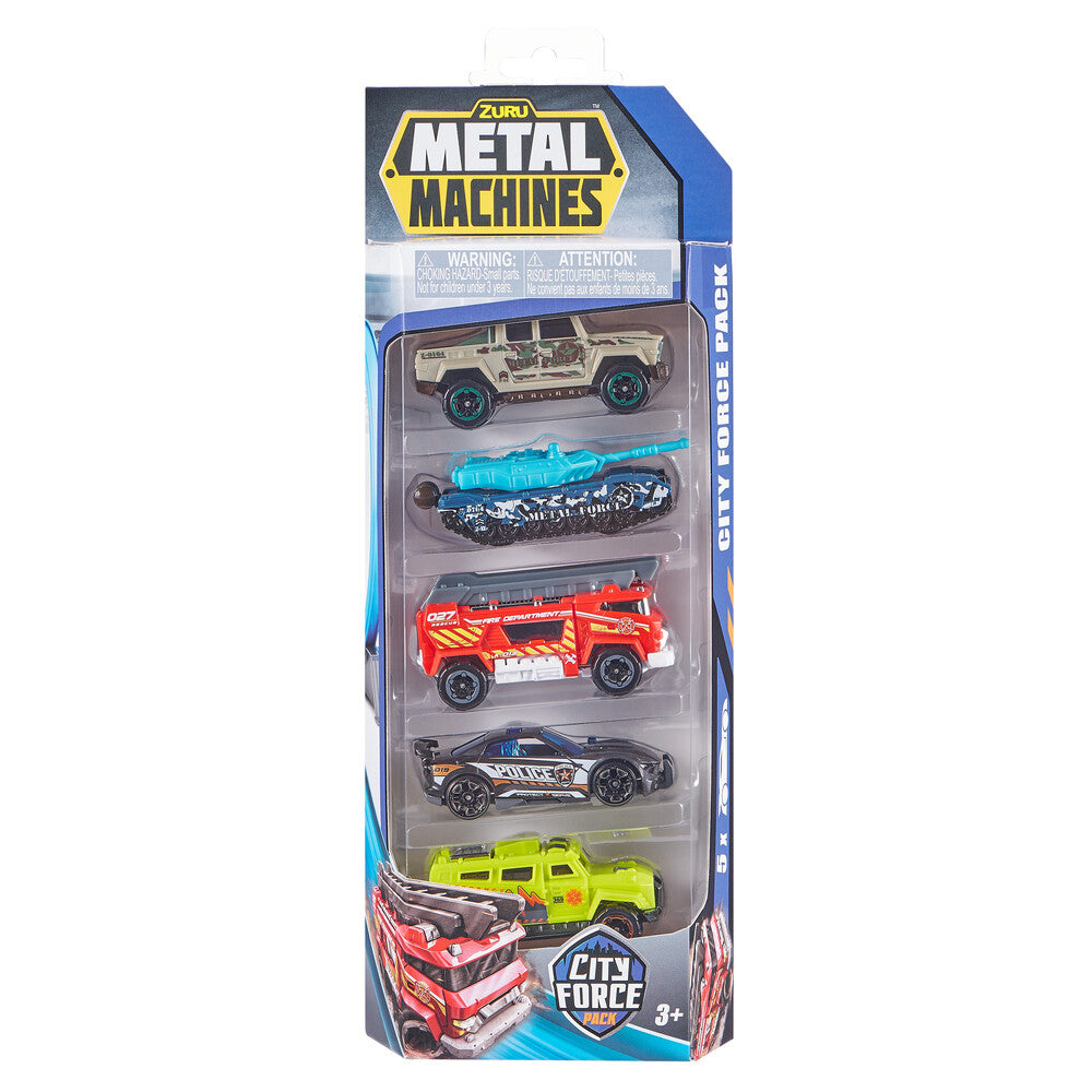 Metal machines biler 5-pak