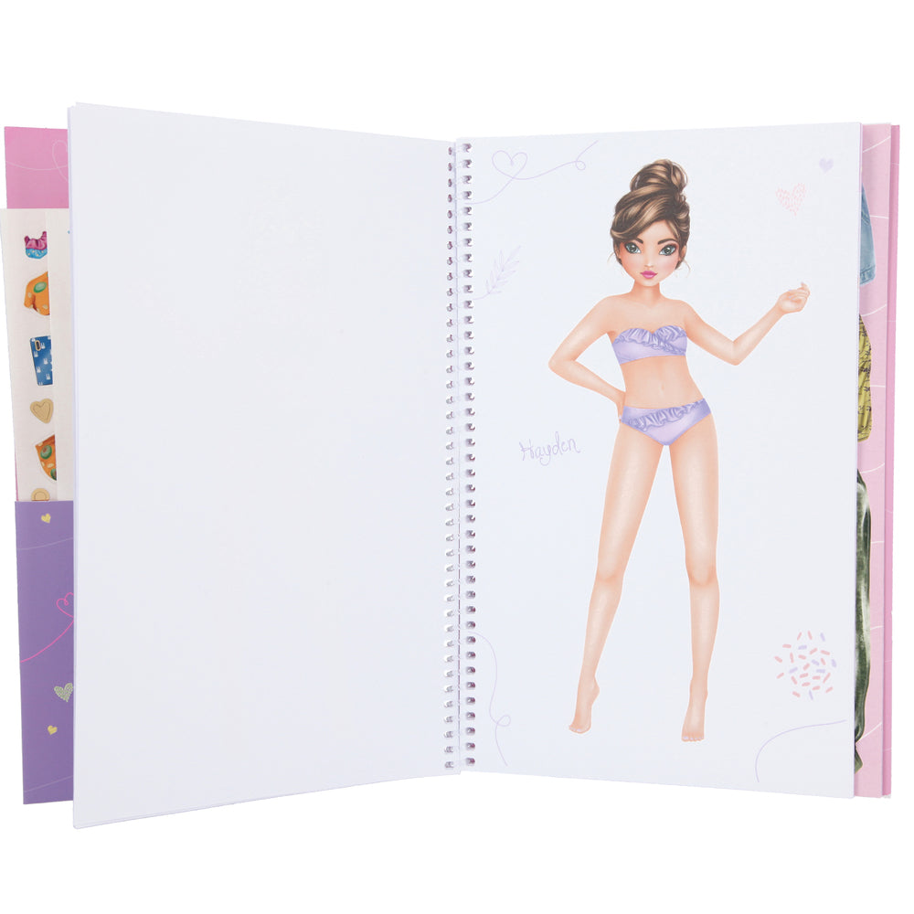 Stickerbog TOPModel Dress me up stor