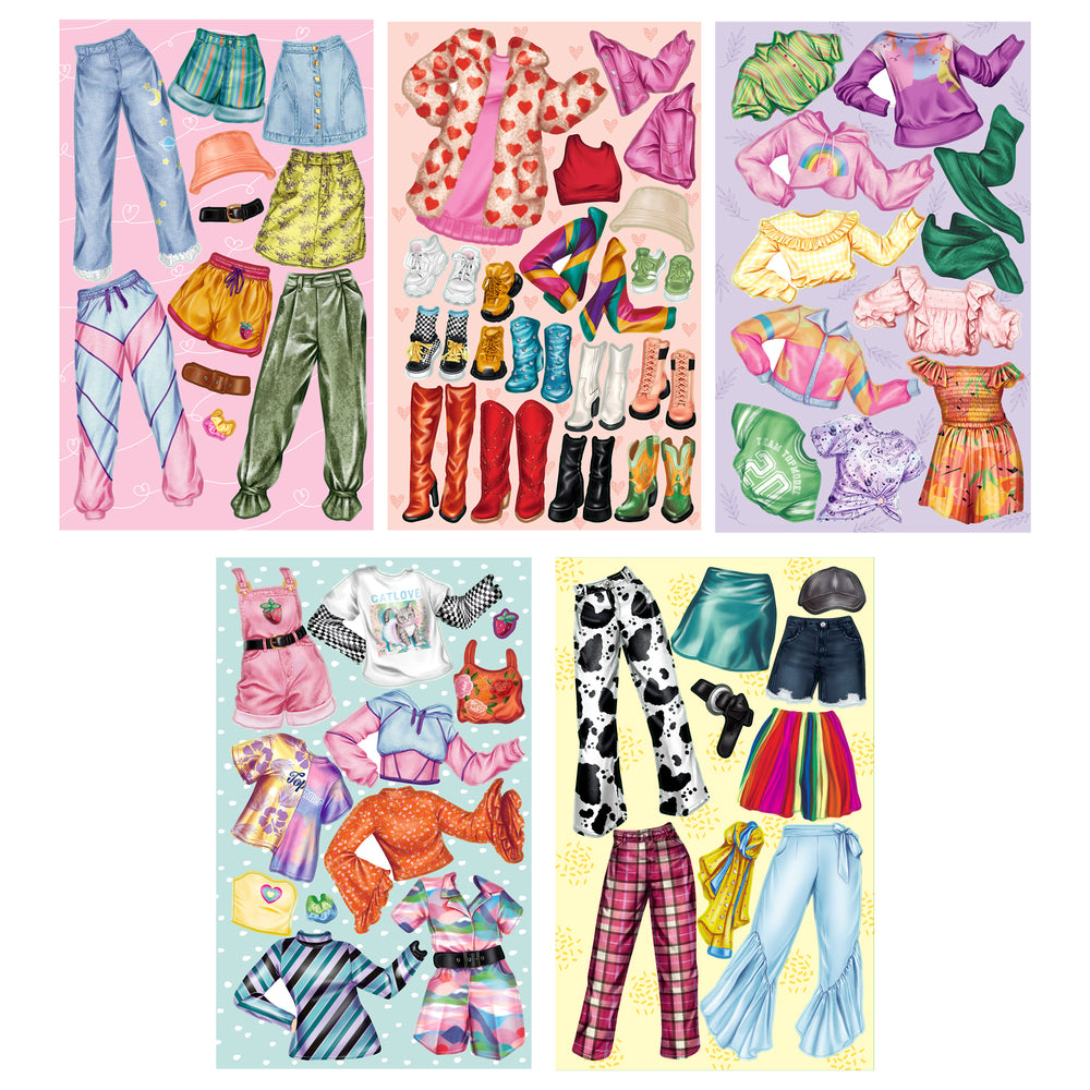 Stickerbog TOPModel Dress me up stor