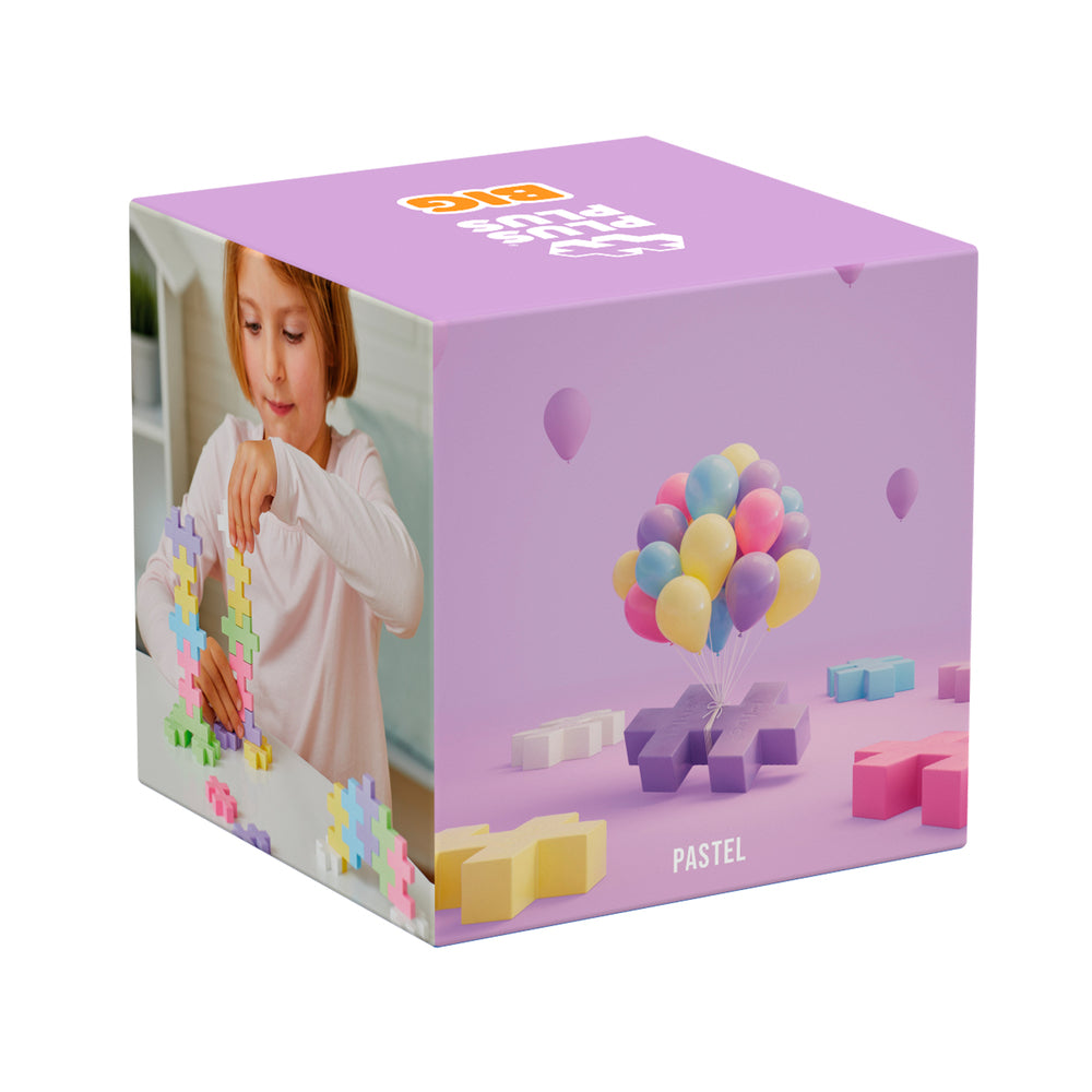 Plus-Plus BIG Pastel Mix / 100 pcs