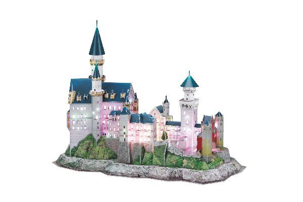 3D Puslespil Neuschwanstein LED