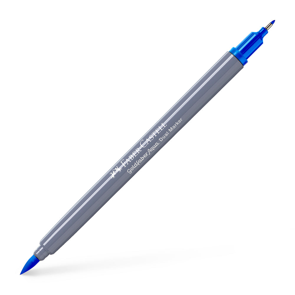 Tusser dobbelt Goldfaber Aqua phthalo blue 110
