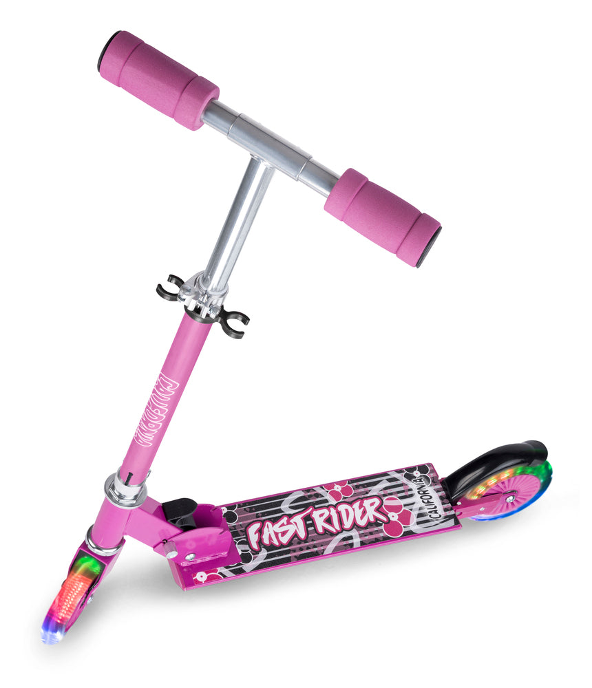 Løbehjul med lys pink