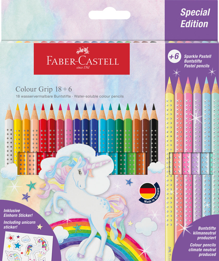Farveblyanter Faber-Castell 18+6