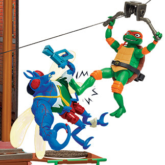 D2 Turtles Mutant Mayhem Large Playset Sewer Lair Dlx