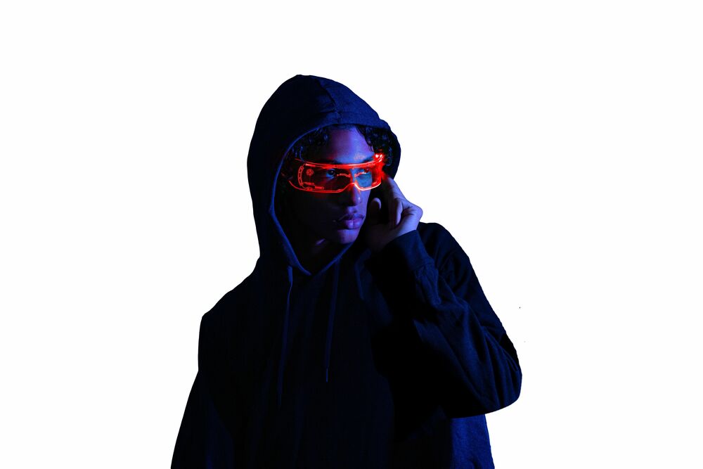 Spy X Nat-observationsbriller m. LED-lys