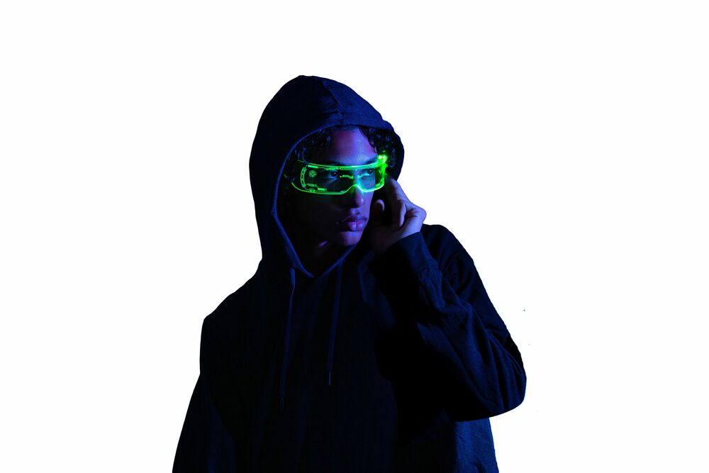 Spy X Nat-observationsbriller m. LED-lys