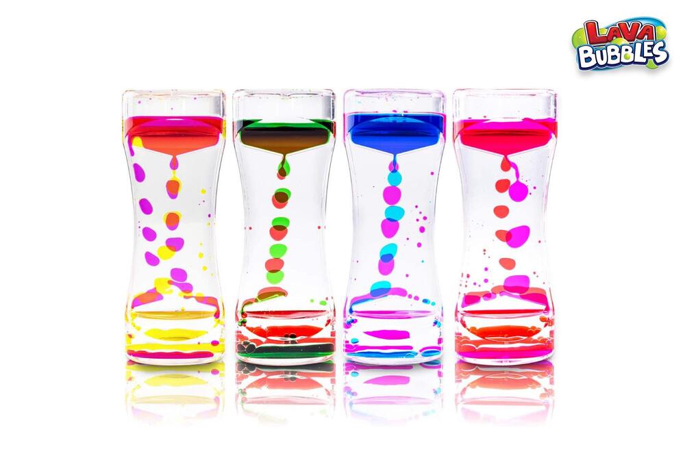 Lava Bubbles Timeglas asst